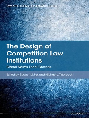 cover image of The Design of Competition Law Institutions